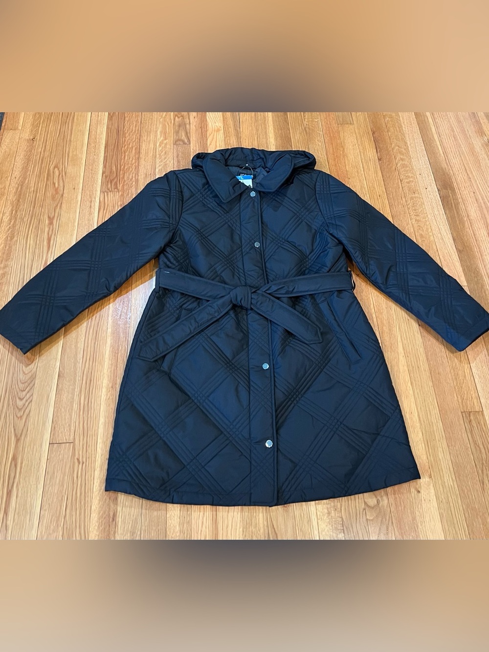 Jones New York Women's Black
Quilted Coat/Jacket